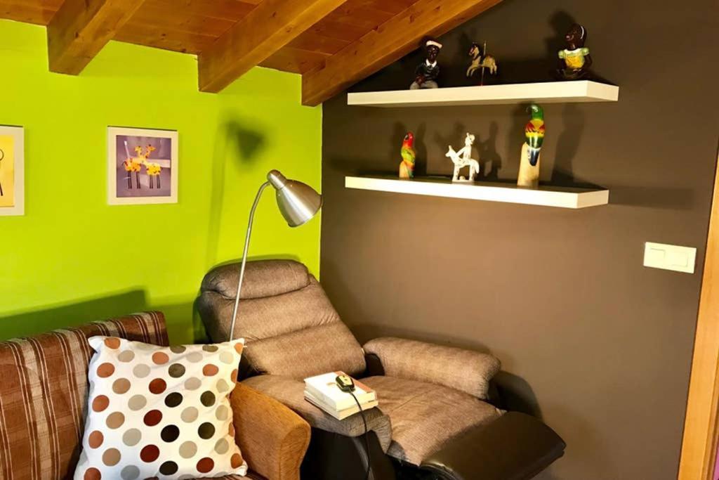 Tranquila Casita De Invitados En Vigo Con Chimenea Eksteriør billede
