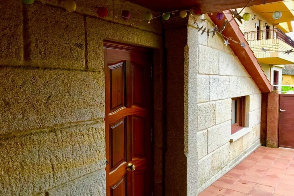 Tranquila Casita De Invitados En Vigo Con Chimenea Eksteriør billede