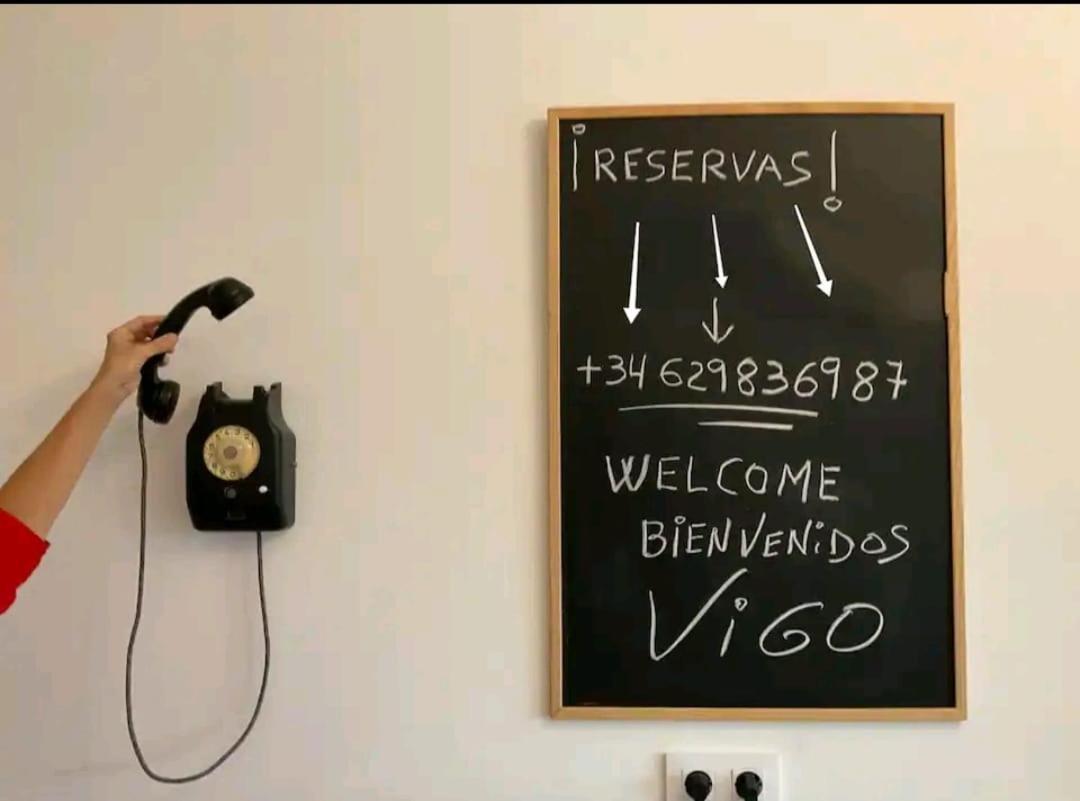 Tranquila Casita De Invitados En Vigo Con Chimenea Eksteriør billede